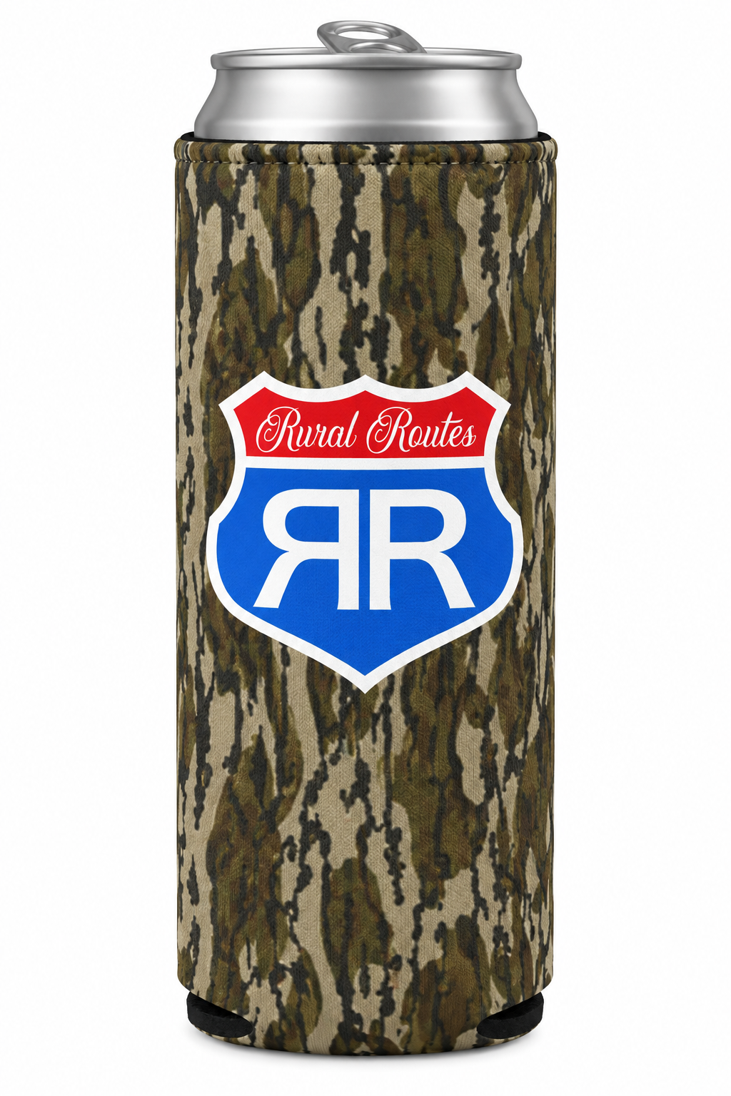 Rural Routes | Bottomlands Koozie | SLIM SIZE