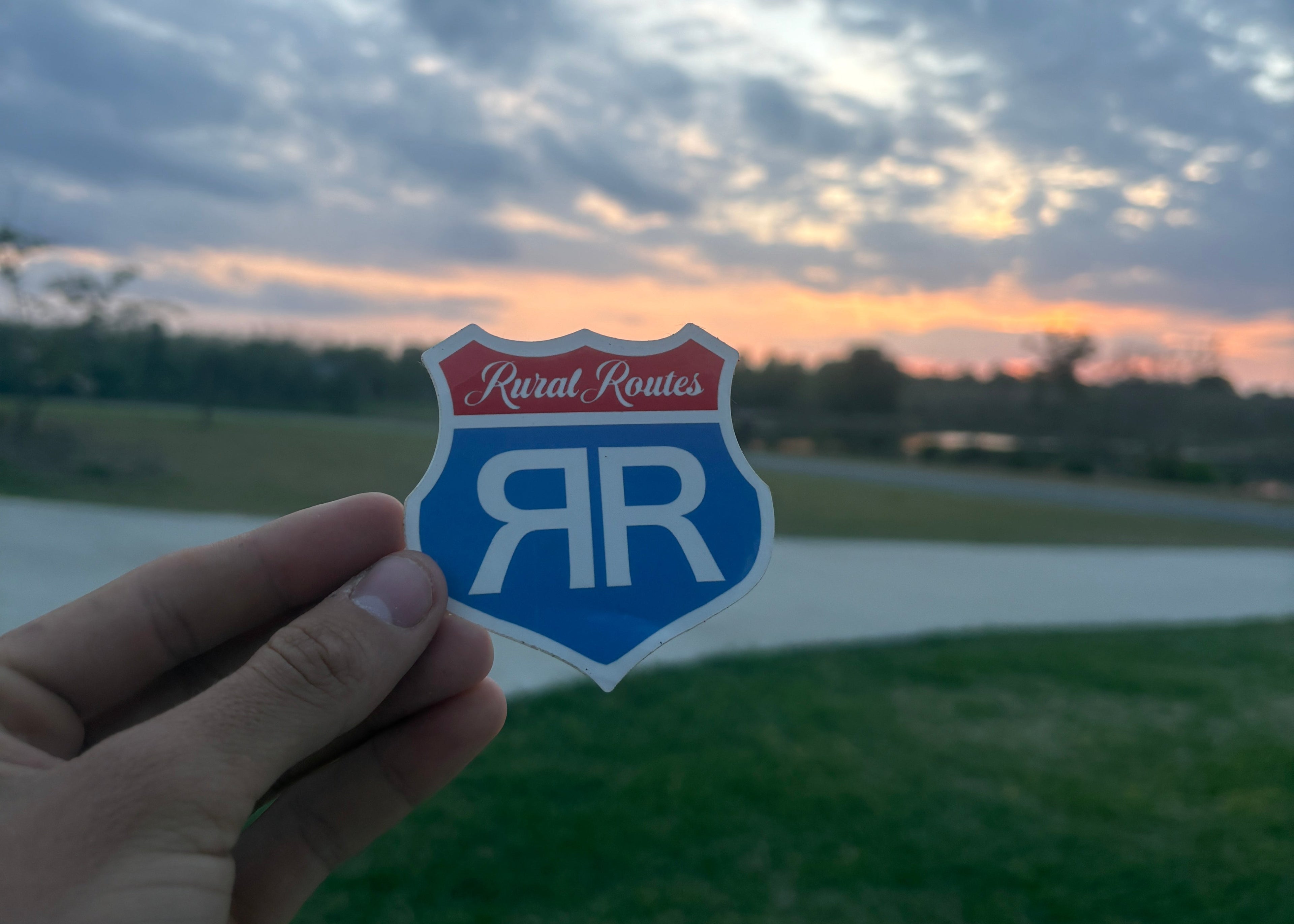 Rural Routes Logo Sticker